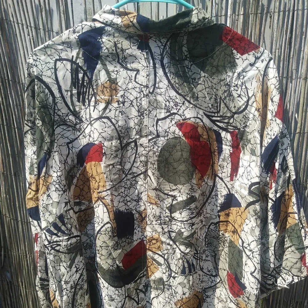 Vintage Cafe Italy Button Down Shirt Men - Shoulders 22